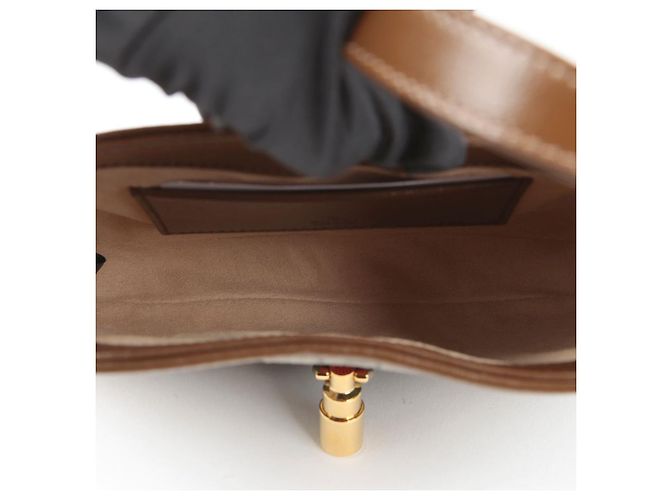 Gucci Mini borsa hobo Jackie a tracolla incrociata Marrone - vista 8