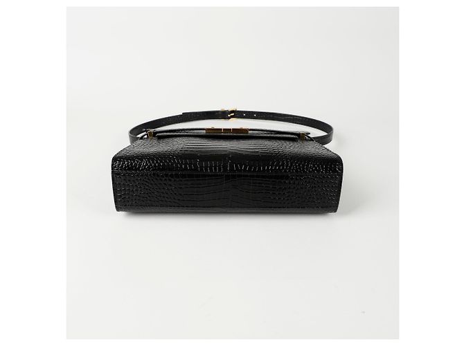 Saint Laurent Borsa a spalla media Manhattan Nero - vista 7