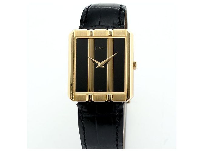 Piaget Relógio masculino Polo Onyx Black em ouro, Quartzo médio dourado - vista 10