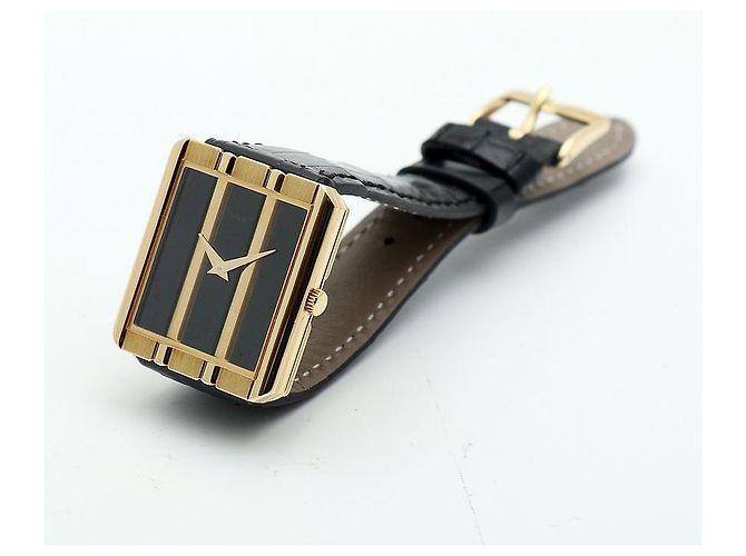 Piaget Relógio masculino Polo Onyx Black em ouro, Quartzo médio dourado - vista 18