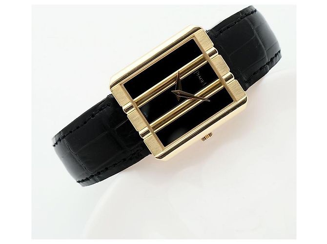 Piaget Relógio masculino Polo Onyx Black em ouro, Quartzo médio dourado - vista 23