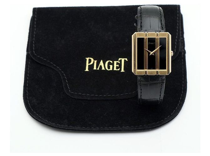 Piaget Relógio masculino Polo Onyx Black em ouro, Quartzo médio dourado - vista 26