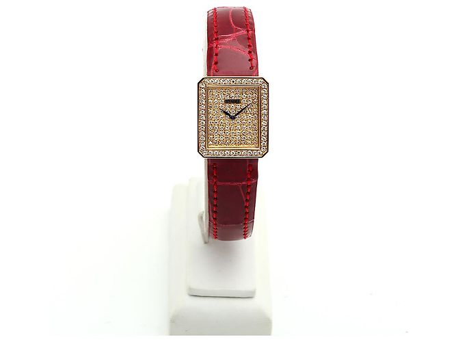 Piaget Mini-Größe Damen-Golduhr mit Diamant-Pavé, Protokollhandbuch, Geburtsurkunde Golden - Ansicht 4