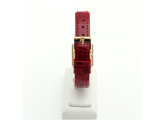 Piaget Mini-Größe Damen-Golduhr mit Diamant-Pavé, Protokollhandbuch, Geburtsurkunde Golden - Ansicht 6
