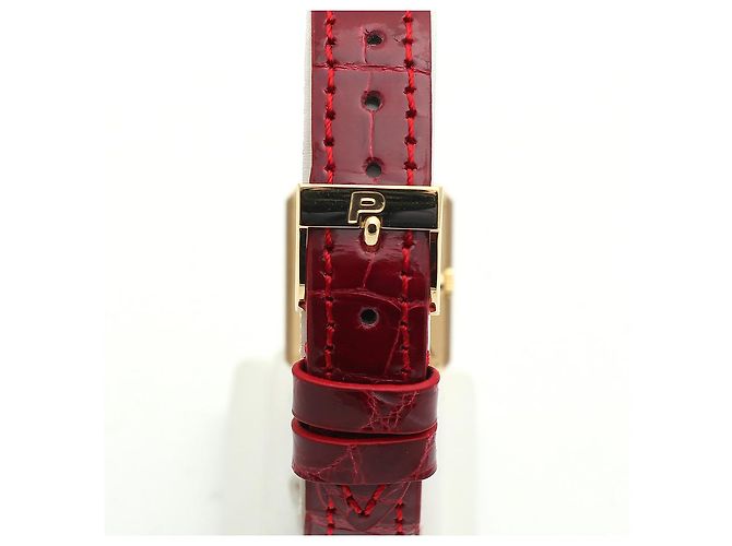 Piaget Mini-Größe Damen-Golduhr mit Diamant-Pavé, Protokollhandbuch, Geburtsurkunde Golden - Ansicht 7