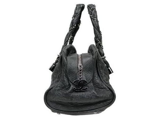 Chanel Borsa a spalla bowling verde scuro - vista 2