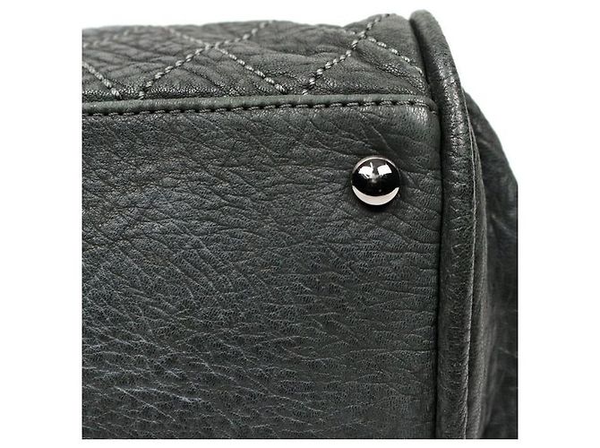 Chanel Borsa a spalla bowling verde scuro - vista 6