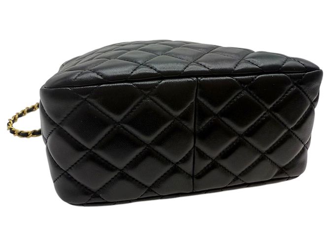 Chanel Kleine Hobo-Tasche Goldenball aus Lammleder in Schwarz - Ansicht 5