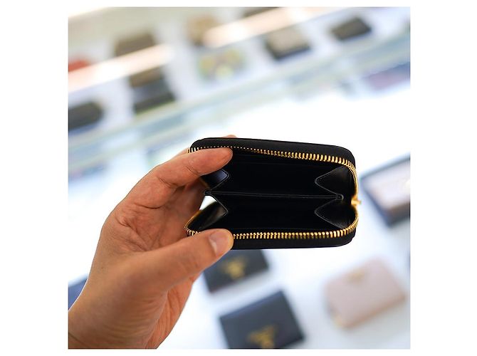 Prada Cartera de Mujer de Cuero Negro - vista 11