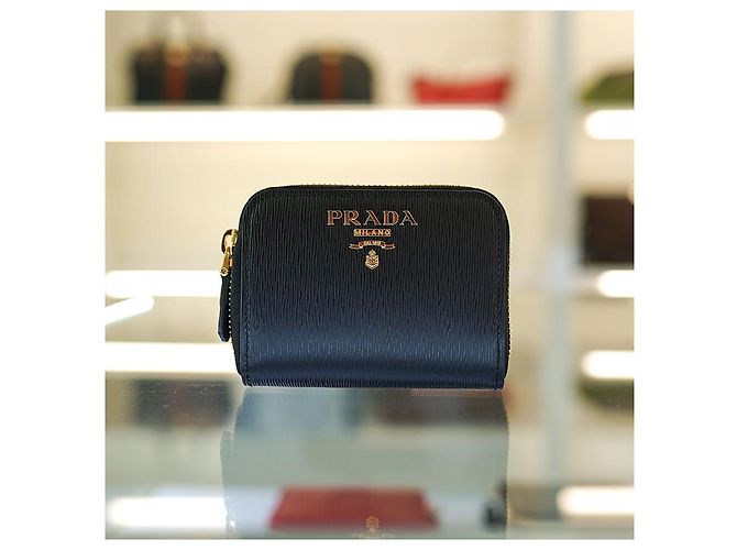 Prada Cartera de Mujer de Cuero Negro - vista 2