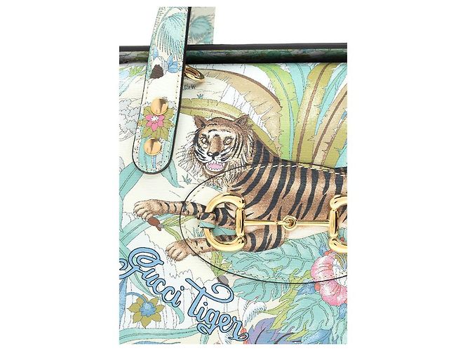Gucci Multicolor Tiger Horsebit Schultertasche UTIAC Mehrfarben - Ansicht 2
