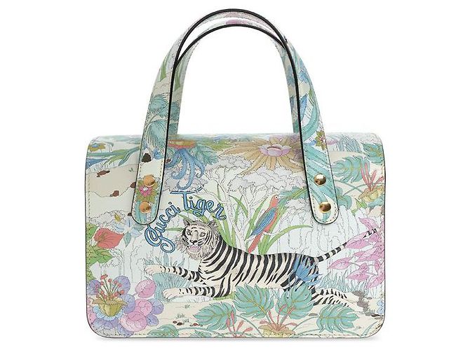 Gucci Multicolor Tiger Horsebit Schultertasche UTIAC Mehrfarben - Ansicht 5