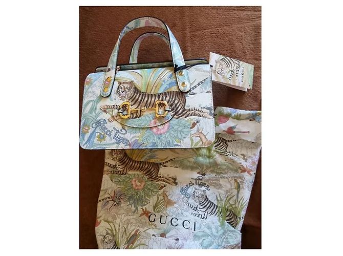 Gucci Multicolor Tiger Horsebit Schultertasche UTIAC Mehrfarben - Ansicht 6