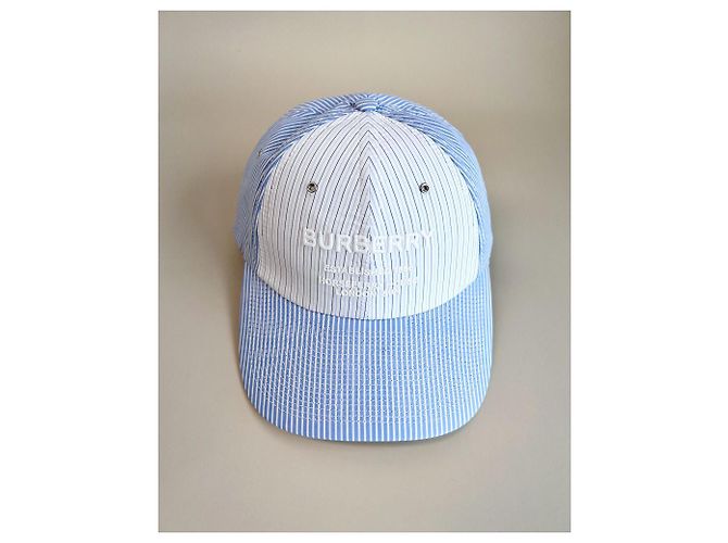 Burberry Baseballcap mit Horse Ferry-Motiv in Blau - Ansicht 4
