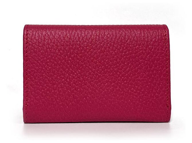 Gucci Tarjetero GG Logo Marmont Rosa Rojo - vista 7