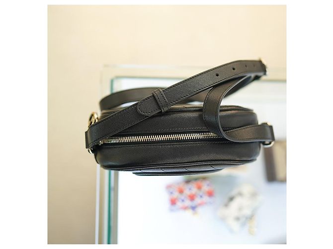 Gucci Borsa a tracolla in pelle nera per donna - AACPY Nero - vista 19
