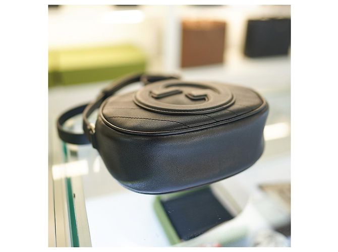 Gucci Borsa a tracolla in pelle nera per donna - AACPY Nero - vista 20