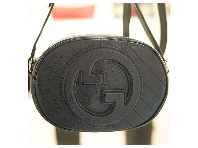 Gucci Borsa a tracolla in pelle nera per donna - AACPY Nero - vista 4