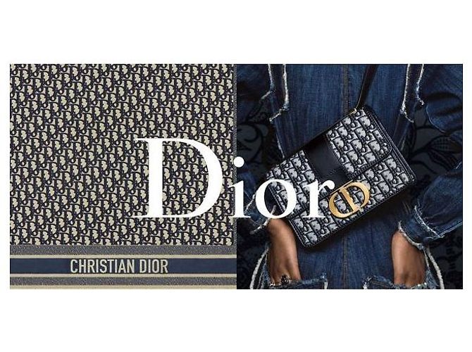 Dior Damen-Kartenhalter Cannage mit Freesia CD-Logo Schwarz - Ansicht 4