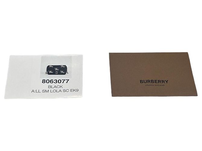 Burberry Borsa a spalla piccola in cristallo Nero - vista 8