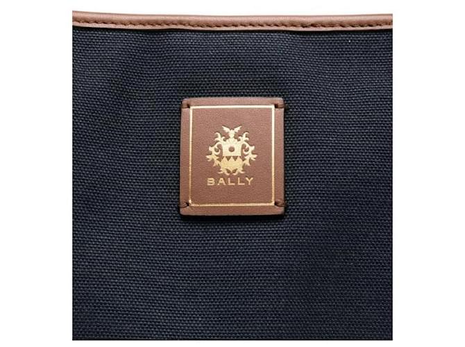 Bally Canvas Tote Bag Blau - Ansicht 6