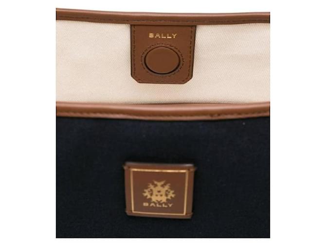 Bally Canvas Tote Bag Blau - Ansicht 7