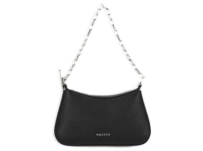Alexander Mcqueen Mini pochette T-Bar Nero - vista 4