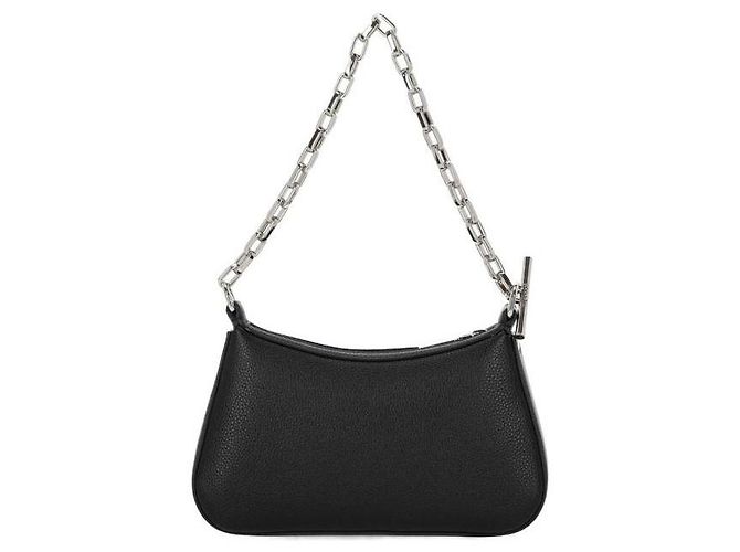 Alexander Mcqueen Mini pochette T-Bar Nero - vista 6