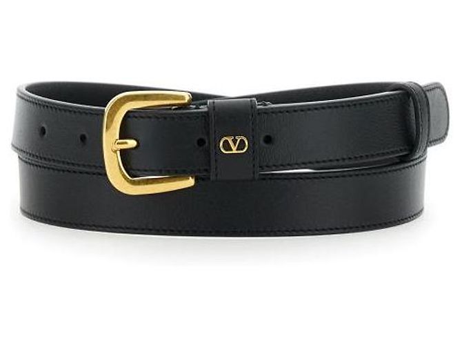 Valentino Cintura Mini Logo Signature Nero - vista 4