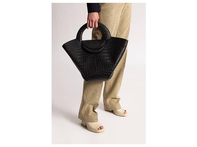 Bottega Veneta Krokodil-Top-Handle-Tote-Bag - Ansicht 5