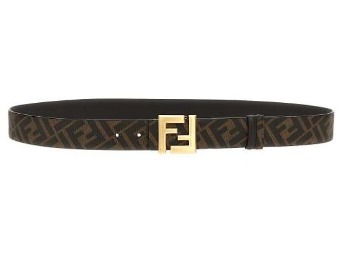Fendi Quadratischer Gürtel ASIW Braun - Ansicht 5