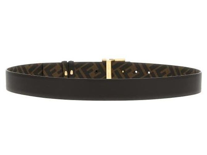 Fendi Quadratischer Gürtel ASIW Braun - Ansicht 6