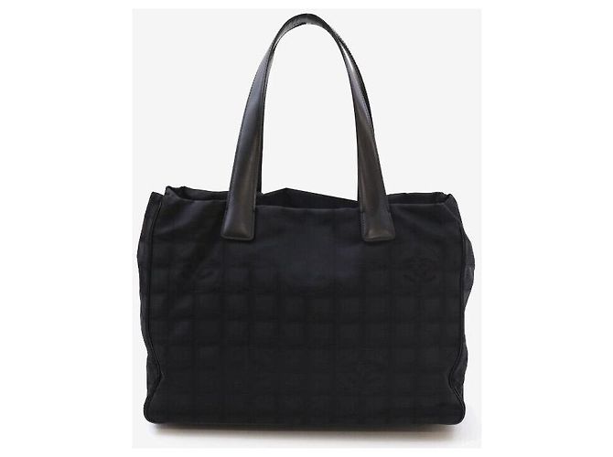 Chanel Nueva Bolsa de Viaje Boston Negra Negro - vista 3