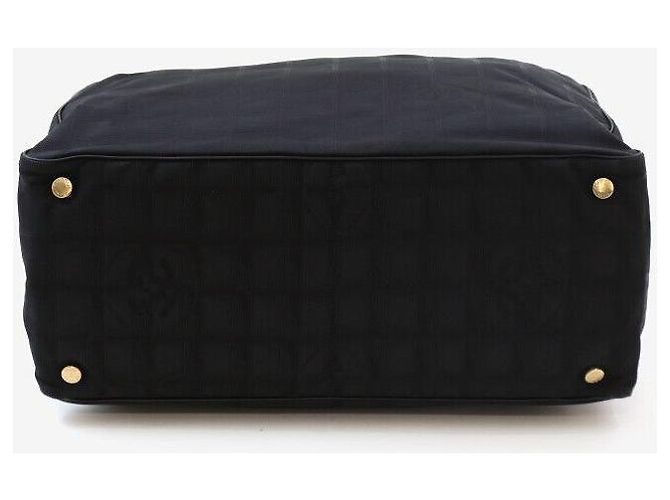 Chanel Nueva Bolsa de Viaje Boston Negra Negro - vista 4