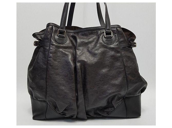 Gucci Große Leder-Tote-Bag Braun - Ansicht 4