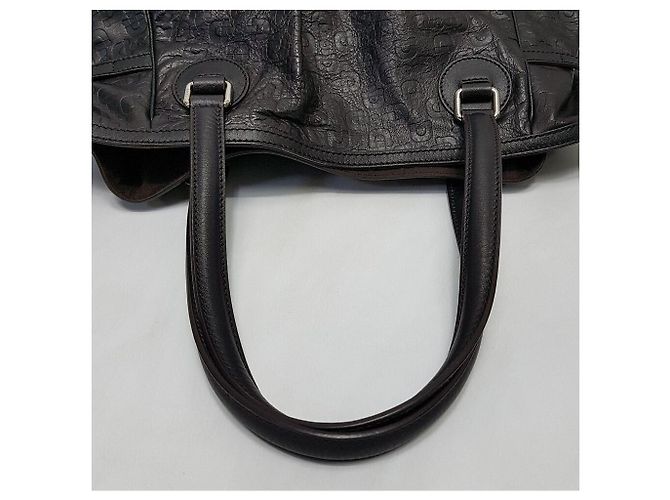 Gucci Große Leder-Tote-Bag Braun - Ansicht 5