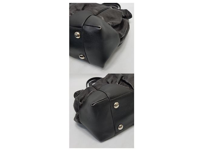 Gucci Große Leder-Tote-Bag Braun - Ansicht 7