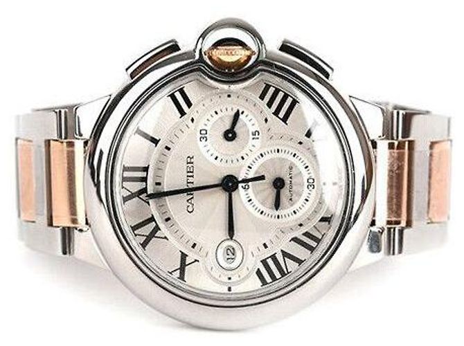 Cartier Ballon Bleu Combi Chrono Bianco - vista 2