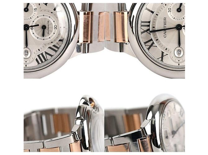 Cartier Ballon Bleu Combi Chrono Bianco - vista 6
