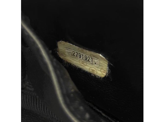 Chanel Pochette da trucco rotonda Vanity con logo CC per donne - Oro e Nero - vista 11