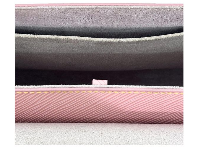 Louis Vuitton Borsa a spalla con catena argento Twist Epaule Rosa - vista 13