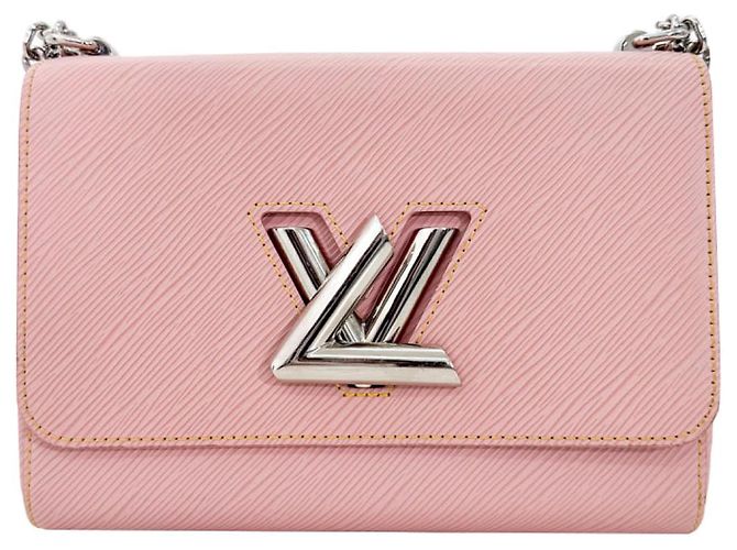 Louis Vuitton Borsa a spalla con catena argento Twist Epaule Rosa - vista 2