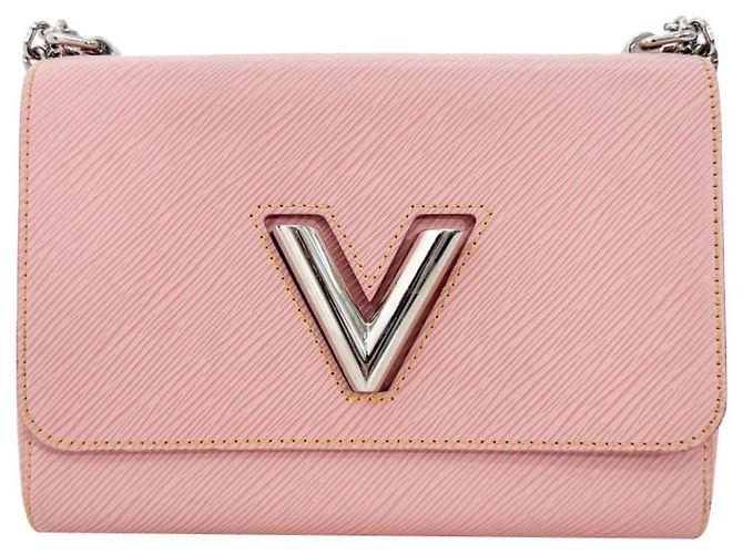 Louis Vuitton Borsa a spalla con catena argento Twist Epaule Rosa - vista 3