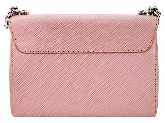 Louis Vuitton Borsa a spalla con catena argento Twist Epaule Rosa - vista 5