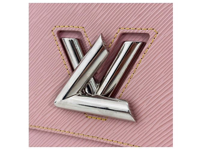 Louis Vuitton Borsa a spalla con catena argento Twist Epaule Rosa - vista 8