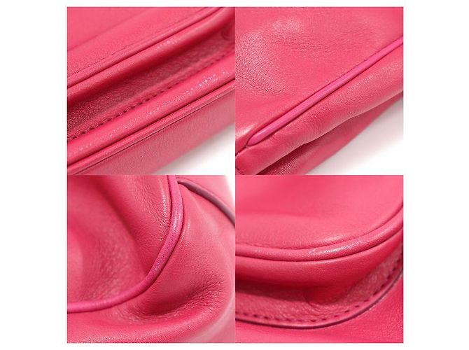 Salvatore Ferragamo Borsa a Spalla PAULA Gancini in Pelle Rosa - vista 6
