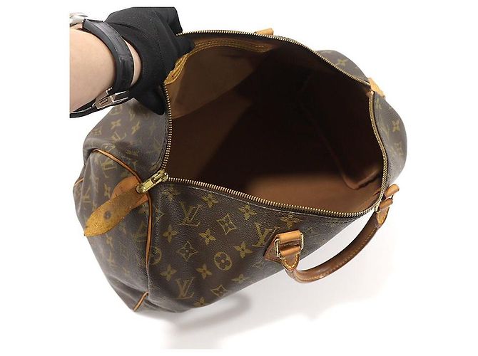 Louis Vuitton Speedy Tote Bag aus Monogramm-Canvas Braun - Ansicht 5