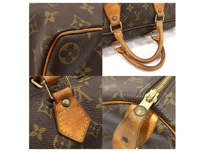 Louis Vuitton Speedy Tote Bag aus Monogramm-Canvas Braun - Ansicht 6