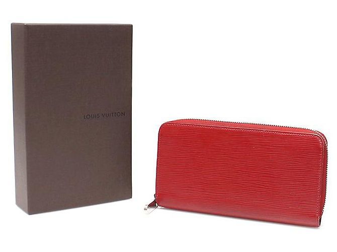 Louis Vuitton Cartera Larga Zippy de Cuero D'épi Plateada Plata - vista 2