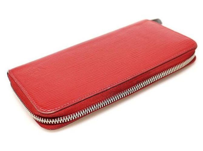 Louis Vuitton Cartera Larga Zippy de Cuero D'épi Plateada Plata - vista 5